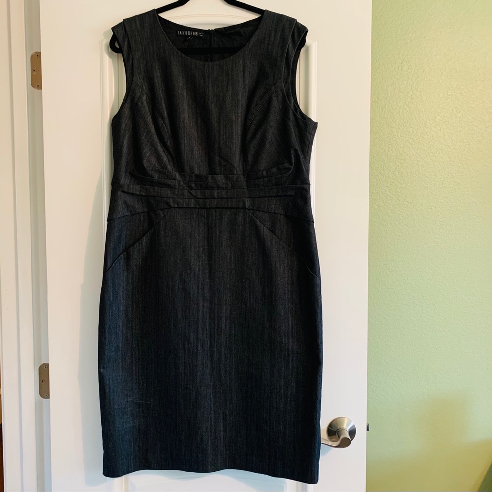 Women's Black Denim Dress